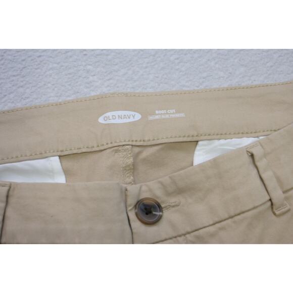 Old Navy Bootcut Flex Chino Khaki Pants Beige Casual Womens Sz 20 Plus NWT - Picture 5 of 7